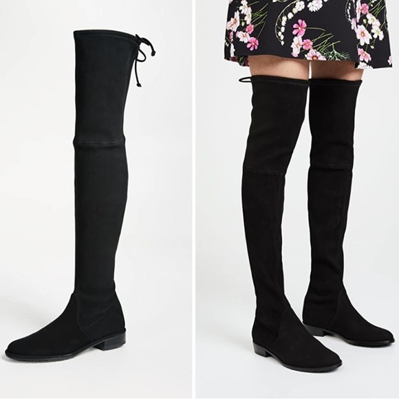 Stuart Weitzman Shoes - NEW Stuart Weitzman Lowland Stretch Suede Over-the-Knee Boots